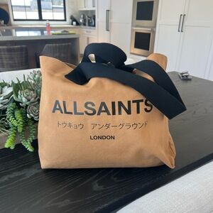 All Saints Ali Logo Tote Bag